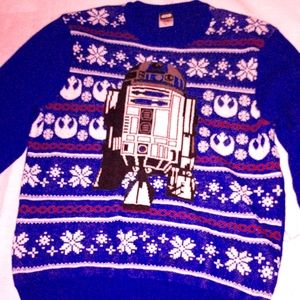 R2D2 STAR WARS UGLY CHRISTMAS SWEATER